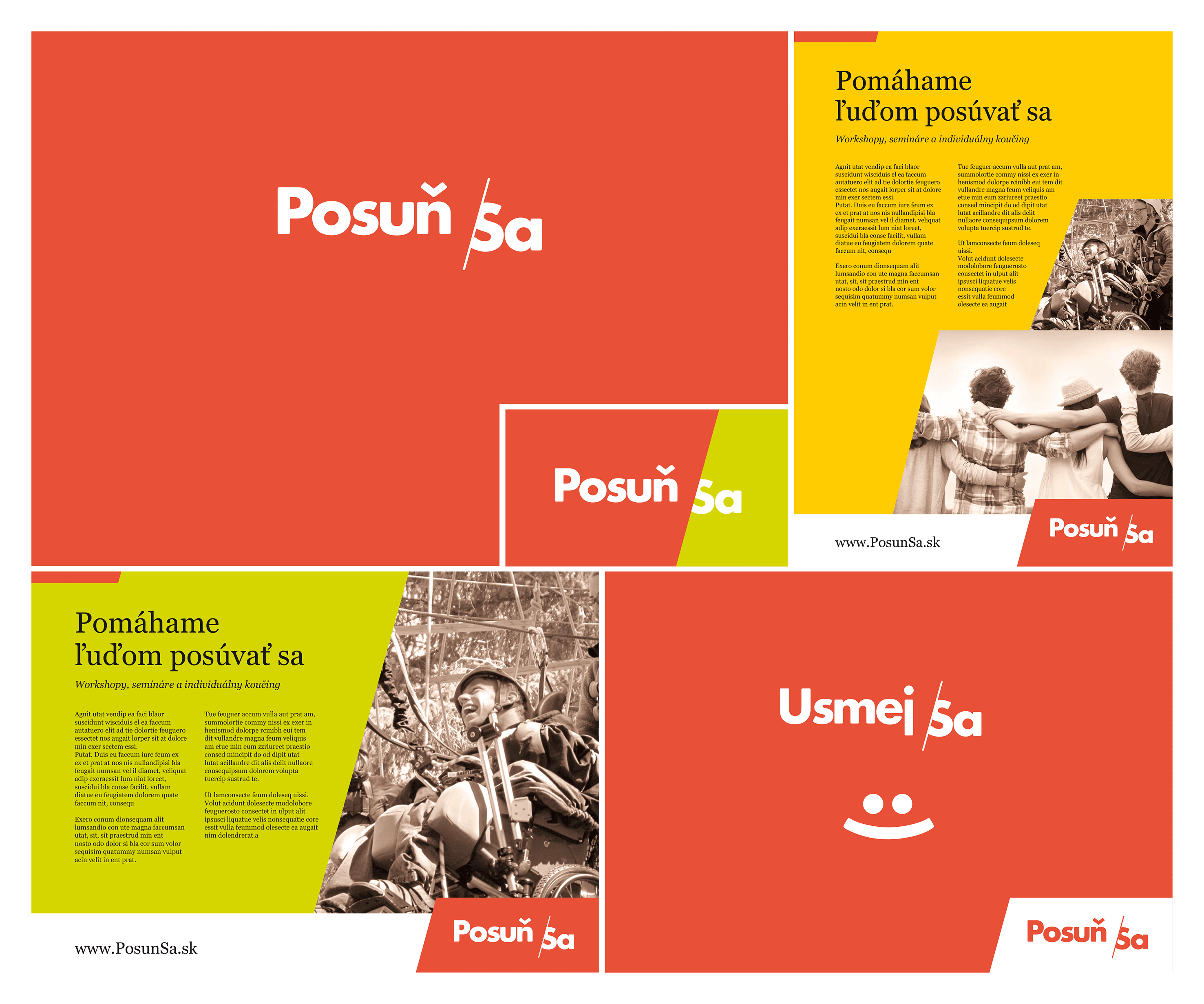 PosunSa - logo, firemna identita